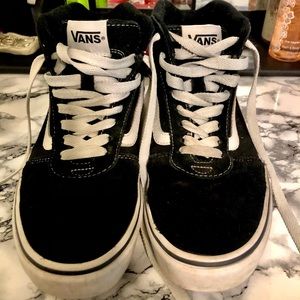 Black High top Vans